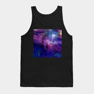 Mask in space Tank Top